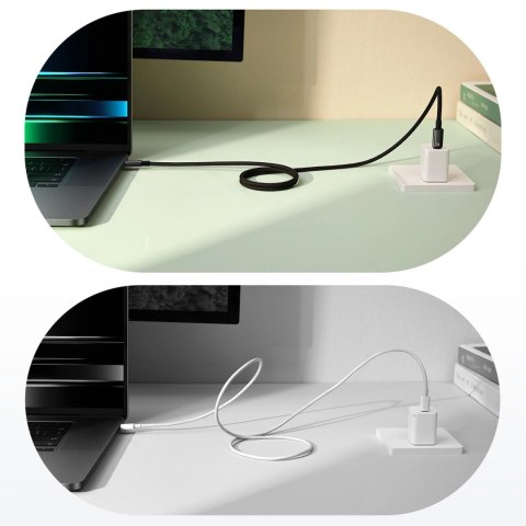 Kabel Baseus Tungsten Gold magnetyczny USB-C / USB-C 100W 1m - czarny Kabel Baseus Tungsten Gold magnetyczny USB-C / USB-C 100W 1m - czarny