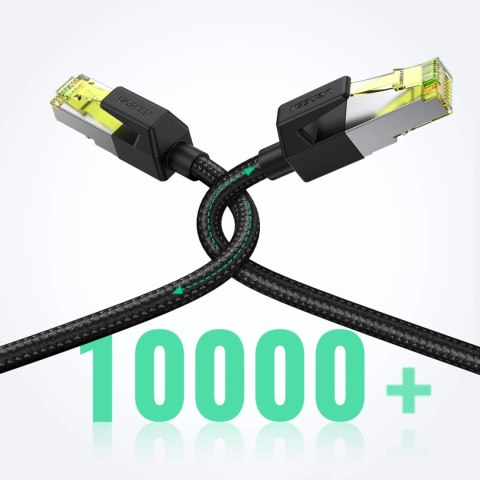 Kabel Ugreen NW150 80425 Ethernet RJ45 Cat 7 10Gbps 5m - czarny