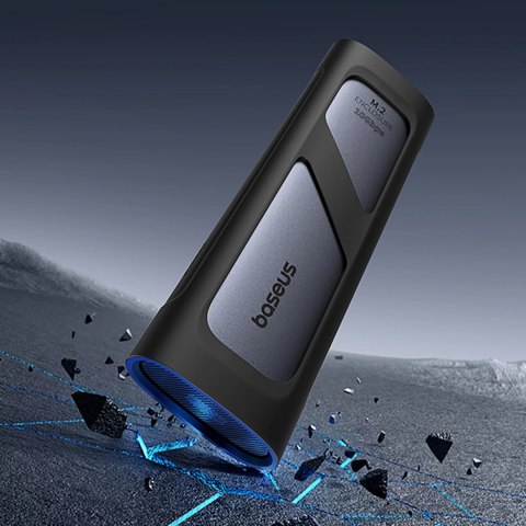 Kieszeń na dysk SSD Baseus FlyJoy M.2 NVMe 10 Gb/s - szara Kieszeń na dysk SSD Baseus FlyJoy M.2 NVMe 10 Gb/s - szara