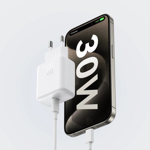 Ładowarka Joyroom JR-TCF24 sieciowa USB-C PD 30W QC SFC - biała Ładowarka Joyroom JR-TCF24 sieciowa USB-C PD 30W QC SFC - biała