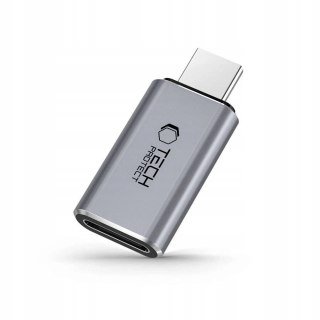 Adapter Tech-Protect UltraBoost USB-C (męski) / Lightning (żeński) - szary