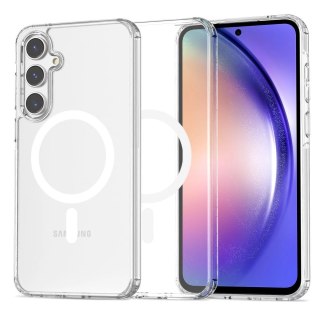 Etui Tech-Protect FlexAir Hybrid MagSafe na Samsung Galaxy A55 5G - przezroczyste