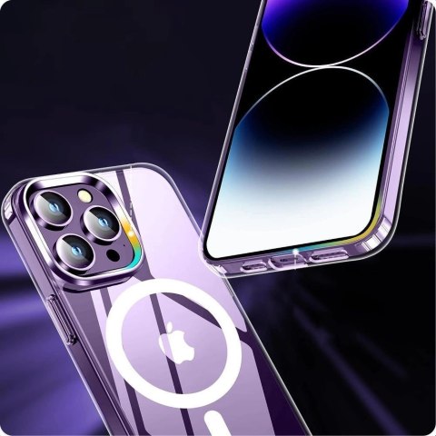 Etui Tech-Protect FlexAir Hybrid MagSafe na Samsung Galaxy A55 5G - przezroczyste Etui Tech-Protect FlexAir Hybrid MagSafe na Samsung Galaxy A55 5G - przezroczyste