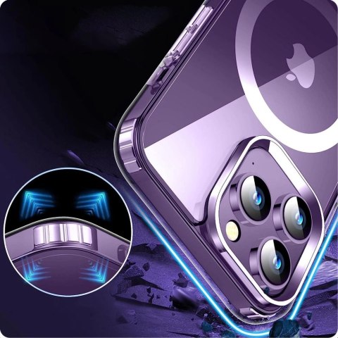 Etui Tech-Protect FlexAir Hybrid MagSafe na iPhone 15 Pro - przezroczyste Etui Tech-Protect FlexAir Hybrid MagSafe na iPhone 15 Pro - przezroczyste