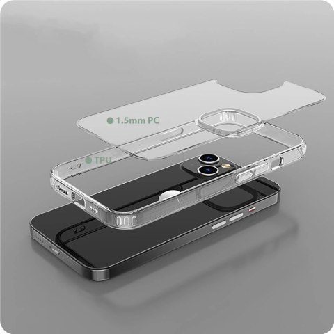 Etui Tech-Protect FlexAir Hybrid na iPhone 15 - przezroczyste Etui Tech-Protect FlexAir Hybrid na iPhone 15 - przezroczyste