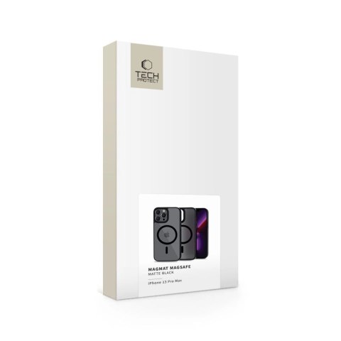 Etui Tech-Protect MagMat MagSafe na iPhone 13 Pro Max - czarny mat Etui Tech-Protect MagMat MagSafe na iPhone 13 Pro Max - czarny mat