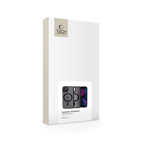 Etui Tech-Protect MagMat MagSafe na iPhone 13 - czarny mat