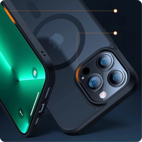 Etui Tech-Protect MagMat MagSafe na iPhone 15 - czarny mat Etui Tech-Protect MagMat MagSafe na iPhone 15 - czarny mat
