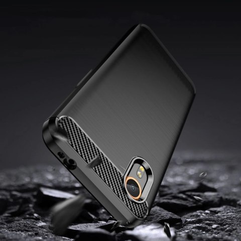 Etui Tech-Protect TPUCarbon na Samsung Galaxy XCover 7 - czarne Etui Tech-Protect TPUCarbon na Samsung Galaxy XCover 7 - czarne