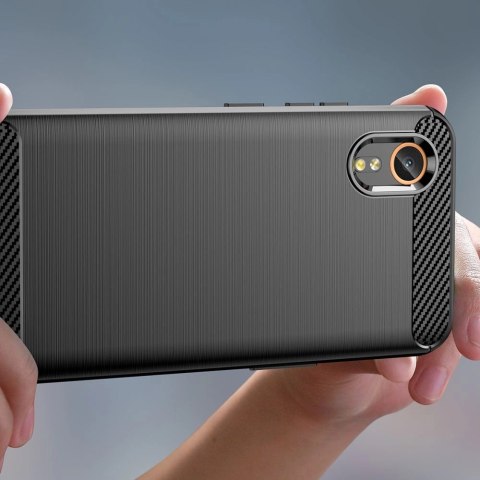 Etui Tech-Protect TPUCarbon na Samsung Galaxy XCover 7 - czarne Etui Tech-Protect TPUCarbon na Samsung Galaxy XCover 7 - czarne
