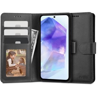 Etui Tech-Protect Wallet na Samsung Galaxy A55 5G - czarne