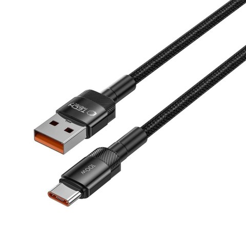 Kabel Tech-Protect UltraBoost Evo USB-C / USB-A 100W 5A 1m - czarny Kabel Tech-Protect UltraBoost Evo USB-C / USB-A 100W 5A 1m - czarny