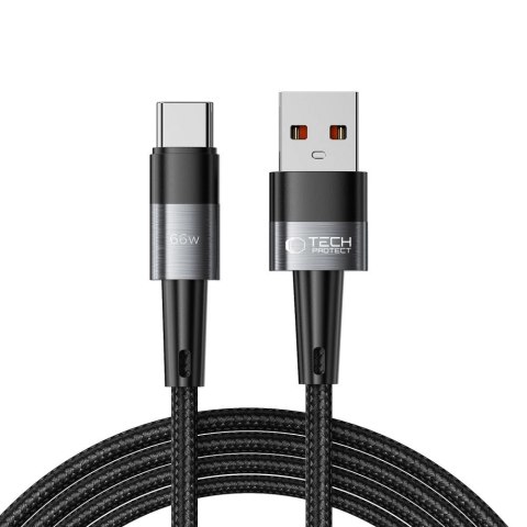 Kabel Tech-Protect UltraBoost USB-C / USB-C 66W 6A 2m - szary Kabel Tech-Protect UltraBoost USB-C / USB-C 66W 6A 2m - szary