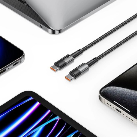 Kabel Tech-Protect UltraBoost USB-C / USB-C PD 100W 5A 3m - szary Kabel Tech-Protect UltraBoost USB-C / USB-C PD 100W 5A 3m - szary