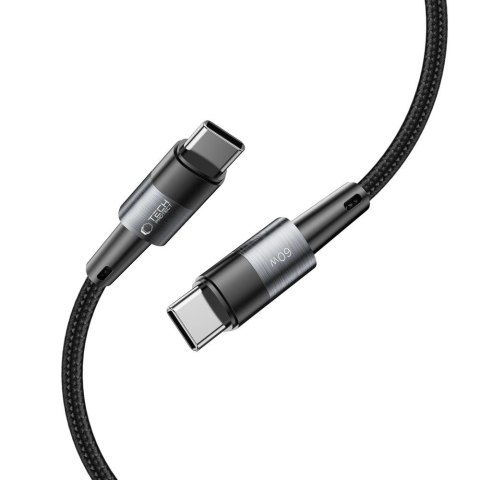 Kabel Tech-Protect UltraBoost USB-C / USB-C PD 60W 3A 0.25m - szary Kabel Tech-Protect UltraBoost USB-C / USB-C PD 60W 3A 0.25m - szary
