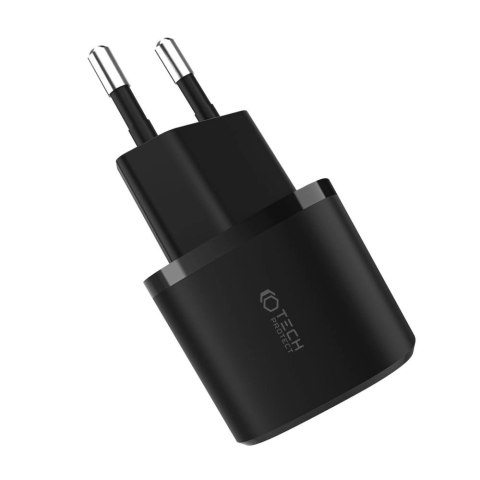 Ładowarka Tech-Protect C20W sieciowa mini USB-C PD 20W / USB-A QC 3.0 - biała Ładowarka Tech-Protect C20W sieciowa mini USB-C PD 20W / USB-A QC 3.0 - biała