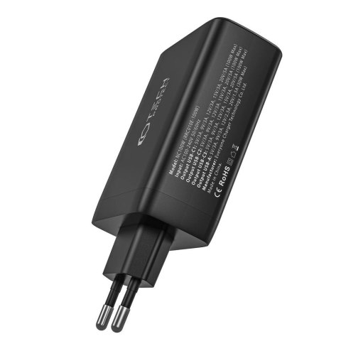 Ładowarka Tech-Protect NC100W-GAN sieciowa GaN 3x USB-C PD 100W / USB-A QC 3.0 - biała Ładowarka Tech-Protect NC100W-GAN sieciowa GaN 3x USB-C PD 100W / USB-A QC 3.0 - biała