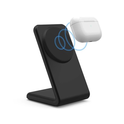 Ładowarka Tech-Protect QI15W-A23 indukcyjna MagSafe 15W w formie stojaka - czarna