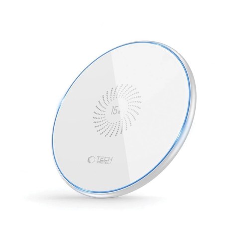 Ładowarka Tech-Protect QI15W-C1 indukcyjna 15W - biała Ładowarka Tech-Protect QI15W-C1 indukcyjna 15W - biała