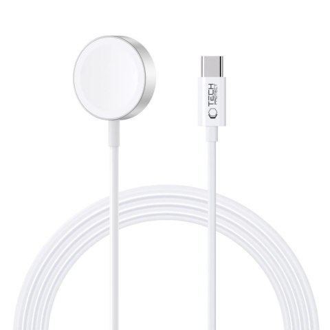 Ładowarka Tech-Protect UltraBoost indukcyjna magnetyczna ze złączem USB-C do Apple Watch 1.2m - biała Ładowarka Tech-Protect UltraBoost indukcyjna magnetyczna ze złączem USB-C do Apple Watch 1.2m - biała