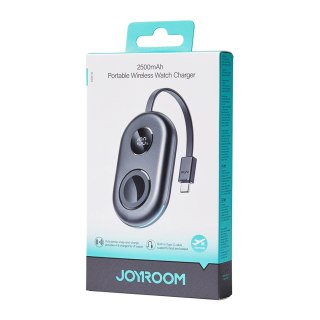 Powerbank z ładowaniem bezprzewodowym Joyroom JR-W09 3W z kablem USB-C do Apple Watch - czarny