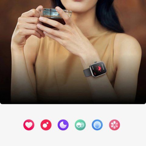 Smartwatch Joyroom Fit-Life JR-FT5 Plus z funkcją odbierania połączeń - czarny