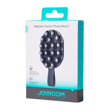 Uchwyt Joyroom JR-ZS393-S magnetyczny z przyssawkami na telefon 4.7-7" - czarny Uchwyt Joyroom JR-ZS393-S magnetyczny z przyssawkami na telefon 4.7-7" - czarny