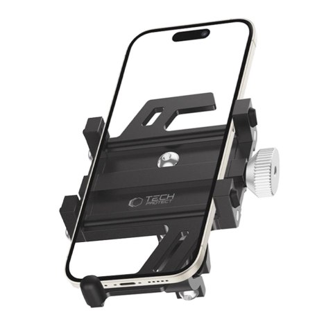 Uchwyt Tech-Protect V1 rowerowy uniwersalny na telefon - czarny Uchwyt Tech-Protect V1 rowerowy uniwersalny na telefon - czarny