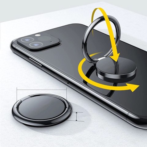 Uchwyt / ring Tech-Protect Magnetic Phone Ring z funkcją stojaka - różowy marmur Uchwyt / ring Tech-Protect Magnetic Phone Ring z funkcją stojaka - różowy marmur