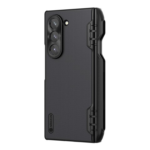 Etui Nillkin Super Frosted Shield Fold na Samsung Galaxy Z Fold 6 5G z uchwytem na rysik - czarne Etui Nillkin Super Frosted Shield Fold na Samsung Galaxy Z Fold 6 5G z uchwytem na rysik - czarne