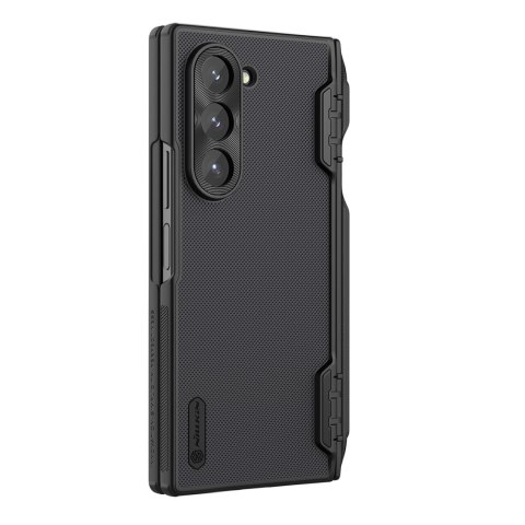 Etui Nillkin Super Frosted Shield Fold na Samsung Galaxy Z Fold 6 5G z uchwytem na rysik - czarne Etui Nillkin Super Frosted Shield Fold na Samsung Galaxy Z Fold 6 5G z uchwytem na rysik - czarne