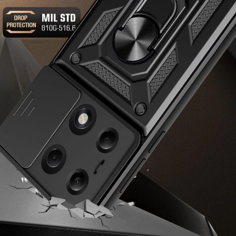 Etui Tech-Protect CamShield Pro na Xiaomi Redmi Note 13 Pro 4G / LTE / Poco M6 Pro 4G / LTE - czarne