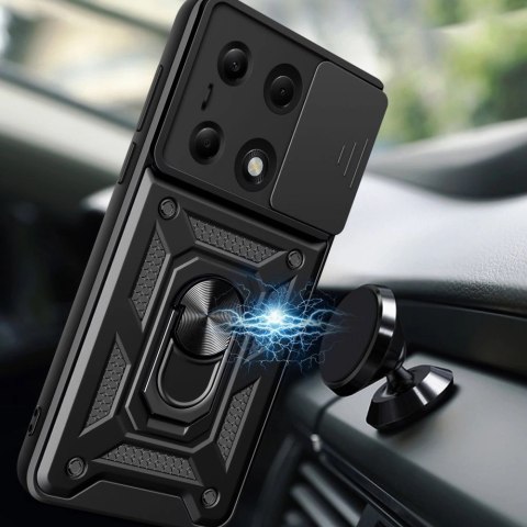 Etui Tech-Protect CamShield Pro na Xiaomi Redmi Note 13 Pro 4G / LTE / Poco M6 Pro 4G / LTE - czarne