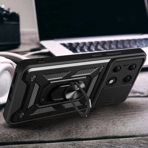 Etui Tech-Protect CamShield Pro na Xiaomi Redmi Note 13 Pro 4G / LTE / Poco M6 Pro 4G / LTE - czarne