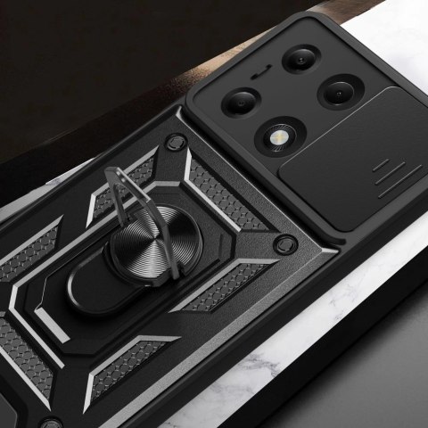 Etui Tech-Protect CamShield Pro na Xiaomi Redmi Note 13 Pro 4G / LTE / Poco M6 Pro 4G / LTE - czarne