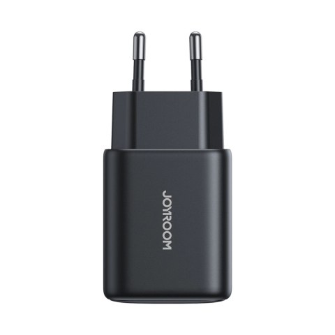 Ładowarka Joyroom JR-TCF13 sieciowa USB-C / USB-A 25W SFC / PPS / PD - czarna Ładowarka Joyroom JR-TCF13 sieciowa USB-C / USB-A 25W SFC / PPS / PD - czarna