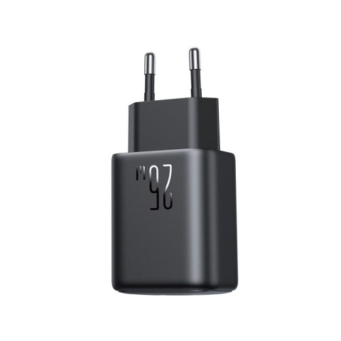 Ładowarka Joyroom JR-TCF13 sieciowa USB-C / USB-A 25W SFC / PPS / PD - czarna Ładowarka Joyroom JR-TCF13 sieciowa USB-C / USB-A 25W SFC / PPS / PD - czarna