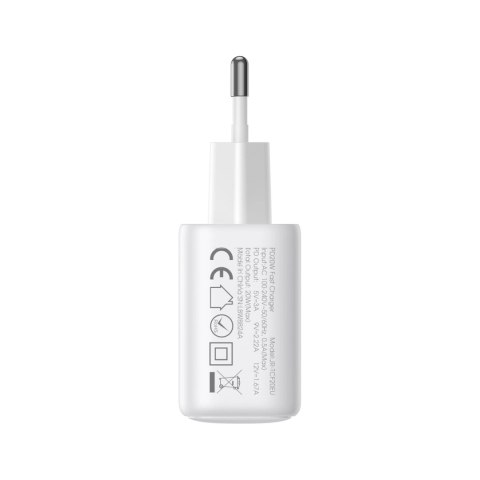 Ładowarka Joyroom JR-TCF21 sieciowa USB-C / USB-A 20W PD / QC 3.0 - biała Ładowarka Joyroom JR-TCF21 sieciowa USB-C / USB-A 20W PD / QC 3.0 - biała