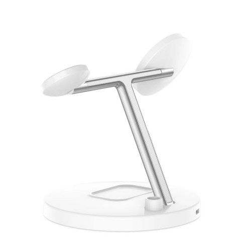 Ładowarka Tech-Protect QI15W-A35 indukcyjna 3w1 z MagSafe na telefon / AirPods / Apple Watch - biała Ładowarka Tech-Protect QI15W-A35 indukcyjna 3w1 z MagSafe na telefon / AirPods / Apple Watch - biała