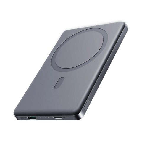 Powerbank Joyroom JR-PBM08 5000mAh 20W z ładowaniem indukcyjnym - szary Powerbank Joyroom JR-PBM08 5000mAh 20W z ładowaniem indukcyjnym - szary