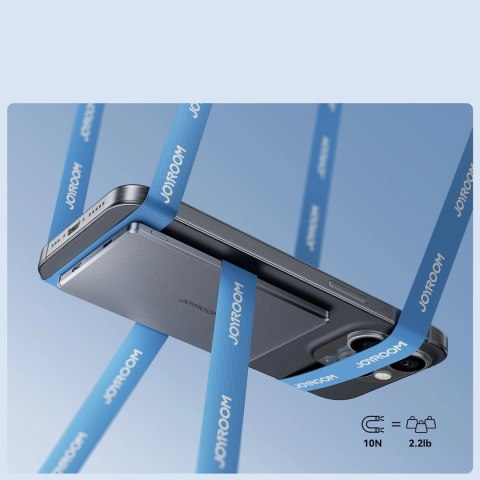 Powerbank Joyroom JR-PBM08 5000mAh 20W z ładowaniem indukcyjnym - szary Powerbank Joyroom JR-PBM08 5000mAh 20W z ładowaniem indukcyjnym - szary