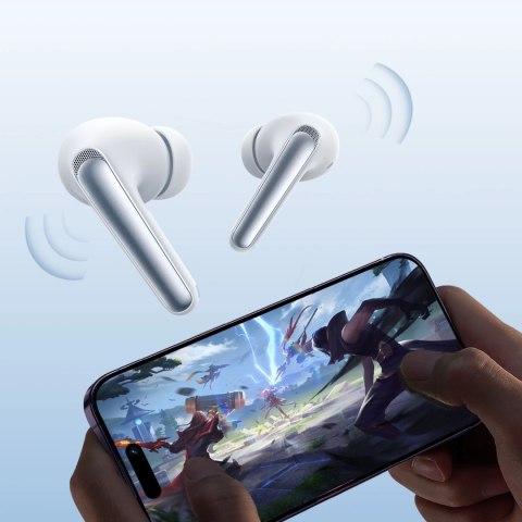 Słuchawki Joyroom Funpods JR-FN2 douszne TWS z Bluetooth 5.4, funkcją ANC i ochroną IP54 - białe