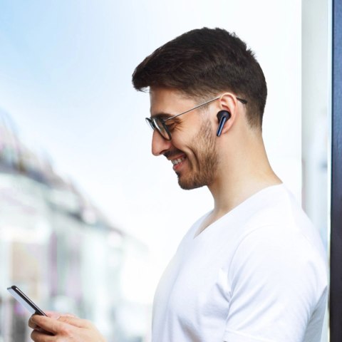 Słuchawki Joyroom Funpods JR-FN2 douszne TWS z Bluetooth 5.4, funkcją ANC i ochroną IP54 - czarne Słuchawki Joyroom Funpods JR-FN2 douszne TWS z Bluetooth 5.4, funkcją ANC i ochroną IP54 - czarne