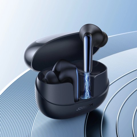 Słuchawki Joyroom Funpods JR-FN2 douszne TWS z Bluetooth 5.4, funkcją ANC i ochroną IP54 - czarne Słuchawki Joyroom Funpods JR-FN2 douszne TWS z Bluetooth 5.4, funkcją ANC i ochroną IP54 - czarne