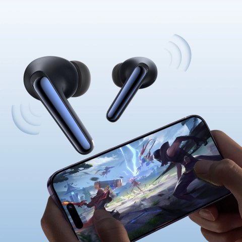 Słuchawki Joyroom Funpods JR-FN2 douszne TWS z Bluetooth 5.4, funkcją ANC i ochroną IP54 - czarne Słuchawki Joyroom Funpods JR-FN2 douszne TWS z Bluetooth 5.4, funkcją ANC i ochroną IP54 - czarne