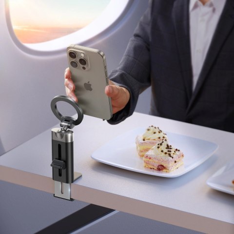 Stojak Joyroom JR-ZS413 podróżny magnetyczny na telefon 4.7-7.0" - czarny