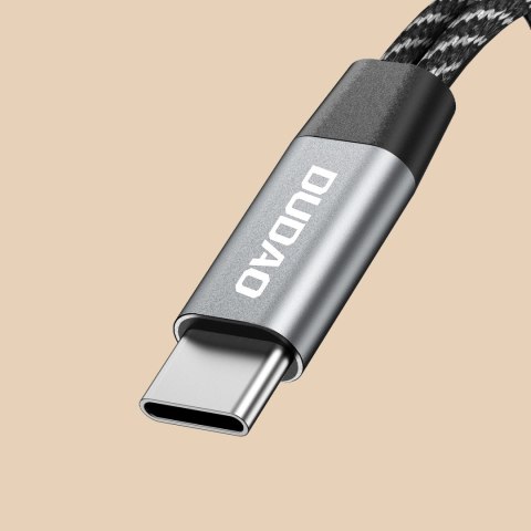 Adapter Dudao L13C+ 2w1 USB-C - szary Adapter Dudao L13C+ 2w1 USB-C - szary