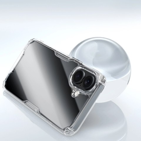 Etui Nillkin Nature Pro Case na iPhone 16 - przezroczysto-białe