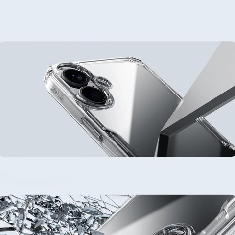 Etui Nillkin Nature Pro Case na iPhone 16 - przezroczysto-białe