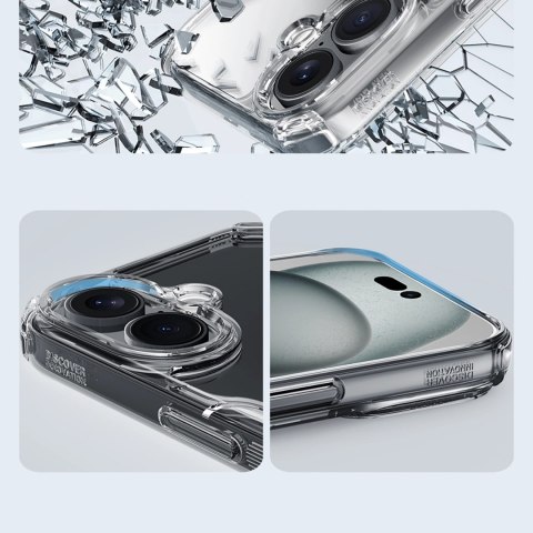 Etui Nillkin Nature Pro Case na iPhone 16 - przezroczysto-białe
